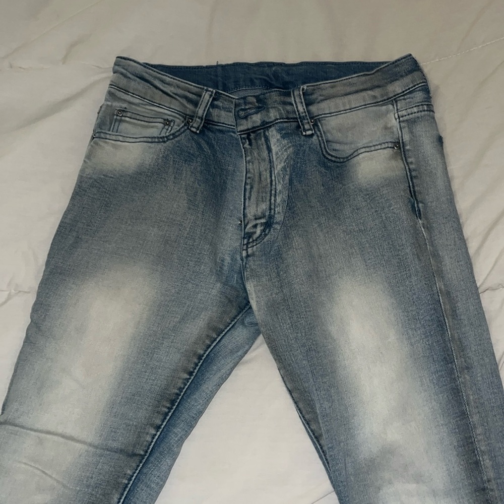 MNML Light Blue Skinny Denim - Size 30